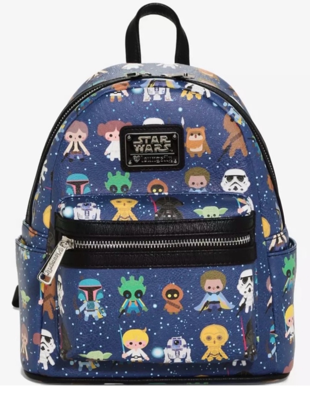 Loungefly Navy Star Wars Character Mini Backpack